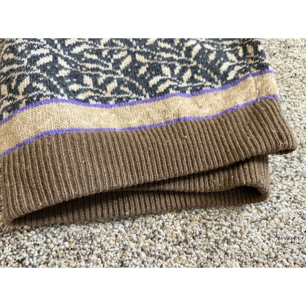 Vintage ESPRIT Sport Fair Isle Sweater Ski School Wool 90s Top Size Large - Picture 5 of 7